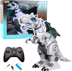 RC robotdinosaurus met rookeffect, licht en geluid