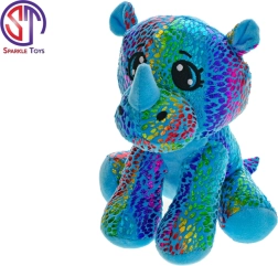 Pluchen neushoorn Star Sparkle 16 cm