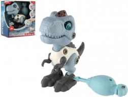 Schroefbare dinosaurus met licht en geluid, 12 cm