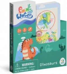 Magisch watertekenen Dinosauriërs kleurboek met blok