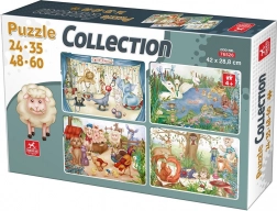 Puzzel Dierenvrienden 4-in-1
