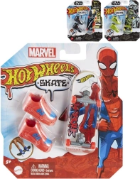 Mattel Hot Wheels Skate thematische fingerboardset met skateboard en schoenen - 1 stuk