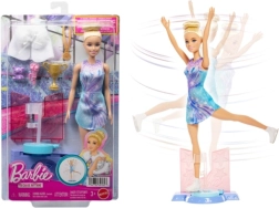 Barbie kunstschaatspop met accessoires