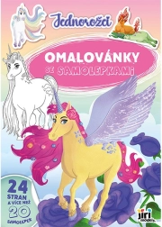 Eenhoorn kleurboeken A4 met stickers