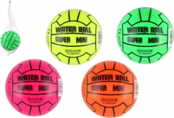Mini waterbal 14 cm in net – 4 neonkleuren