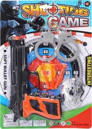 Politieset met pistool voor kinderen 20,5 cm