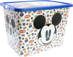 Opbergbox van kunststof 23 l mickey mouse met deksel