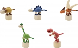 Houten knijpdinosaurus