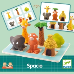 Djeco Eduludo – ruimtelijke diertjes