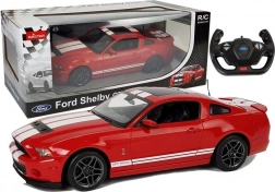 Raceauto met afstandsbediening Ford Shelby GT500 1:14 – rood