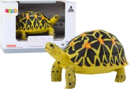 Realistische verzamelfiguur schildpad – geel en zwart