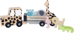 Jabadabado safari-jeep met dieren