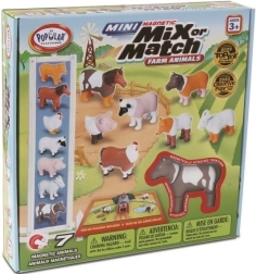 MalBlo Magnetic Mini – boerderijdieren, magnetische bouwset voor kinderen