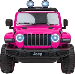 Elektrische kinderauto Jeep Wrangler Rubicon roze 12V