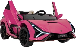 Elektrische kinderauto Lamborghini Sian 24V – Roze