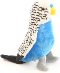 Pluchen parkiet wit 18 cm