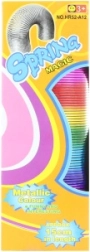Regenboog plastic veer