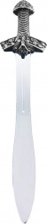 Ridderszwaard met zilveren PVC‑handvat 56 cm