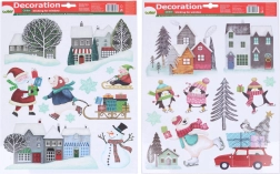 Kerst raamdecoratie 41 × 29 cm