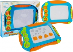 Magnetisch tekenbord met stempels LeanToys