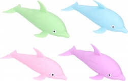 knijpdolfijn voor in bad met licht 16 cm