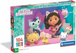 Clementoni puzzel Gabby’s Magische Huis – Muzikaal Moment 104 stukjes