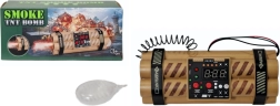 Interactieve militaire bom met rookeffect, licht en geluid
