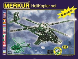 Merkur Helikopterset, 515 onderdelen, 40 modellen