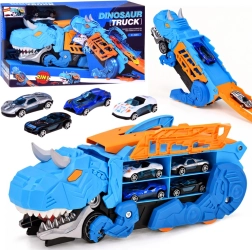 Dinosaurustruck 2-in-1 met garage en autootjes