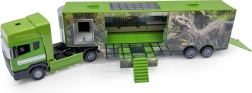 Speelgoedtruck met dinosaurusmotief, metaal/kunststof, 32 cm