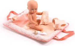 DJECO Verzorgingskussen voor poppen Pink Peak