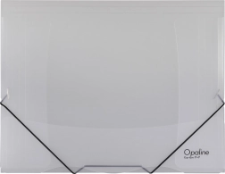 Transparante map met elastiek OPALINE A4