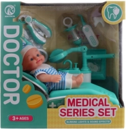 tandartsset met pop en accessoires