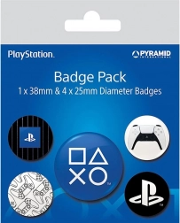 Set PlayStation-badges