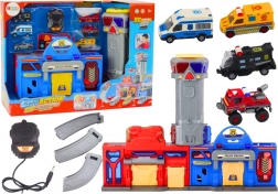 Brandweer- en politiebureau met voertuigen - City Action