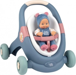 Loopwagen 3-in-1 met pop Little Smoby