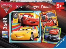 Ravensburger puzzel Cars 3 op de racebaan 3×49 stukjes
