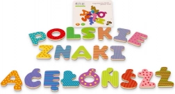 Magnetische letters met Poolse tekens