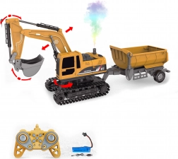 Graafmachine 4-in-1 met aanhanger op afstandsbediening 45 cm