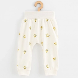 babybroek van biologische katoen New Baby olijven