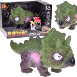 Interactieve rubberen triceratops met geluid
