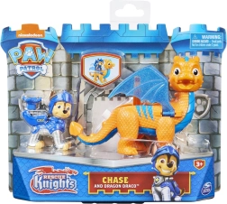 Paw Patrol Dappere ridders – figuur van pup en draak (assortiment)