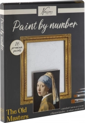 Schilderen op nummer – Meisje met de parel 40 × 50 cm