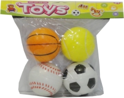 Zachte antistressballen – set met sportthema’s