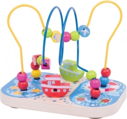 Bigjigs Baby houten motorische doolhof Zee