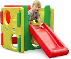 Little Tikes Jr. Activity Gym – natuurlijke outdoor- en indoor-klimset met glijbaan