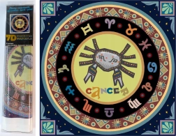 Norimpex diamant schilderen 7D Sterrenbeeld Kreeft 30x30 cm