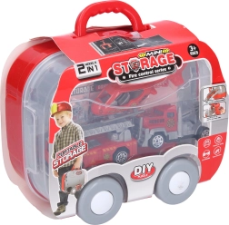 Brandweerkazerne in een koffer met Tsjechische verpakking