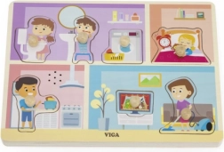 Houten geluidsinlegpuzzel – activiteiten