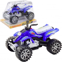 Terrein-kinderquad met opwindmechanisme, blauw